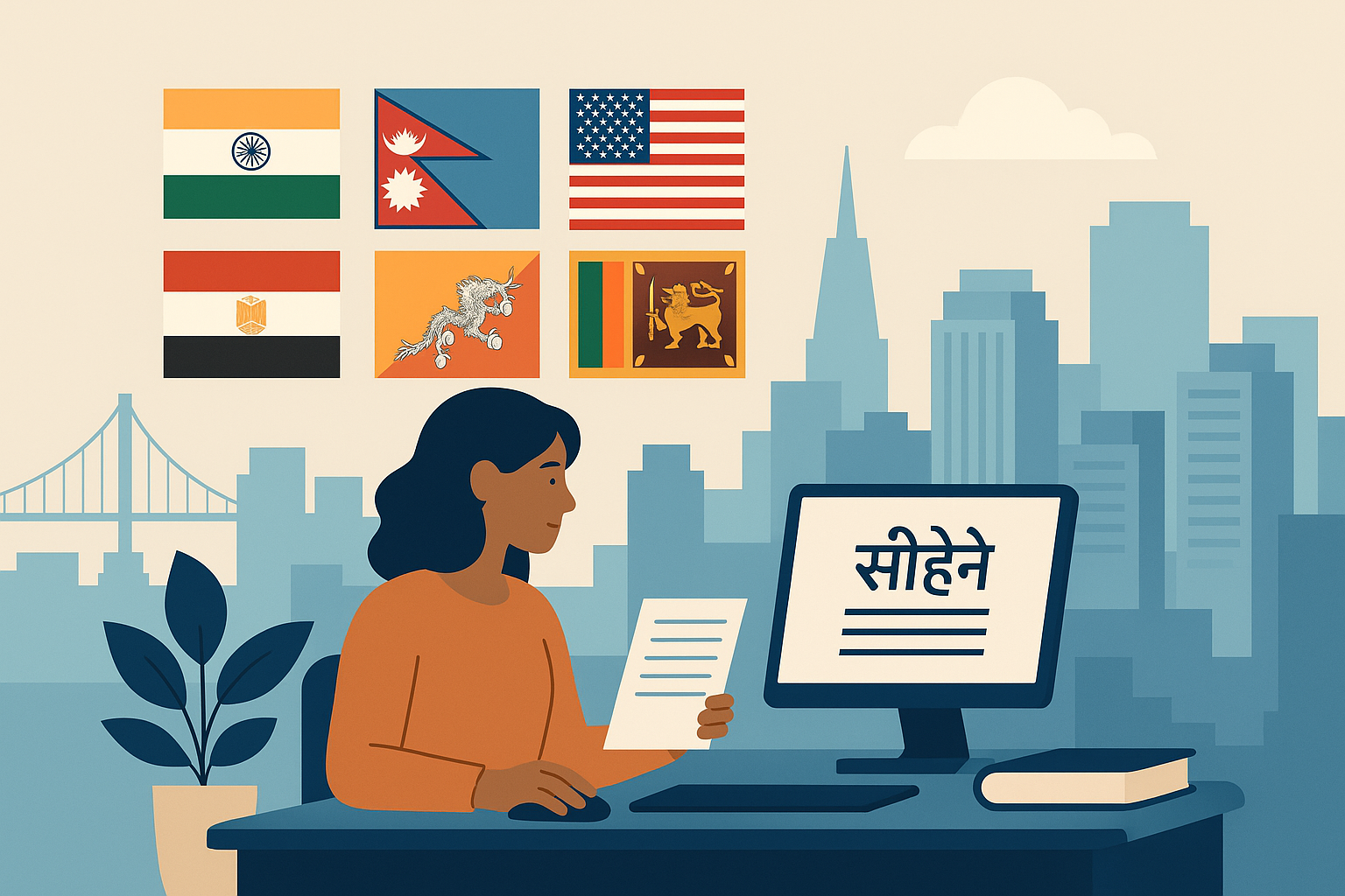 Academic translation services in Oakland into Hindi